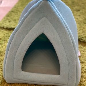 Small Powder Blue Pet Bed